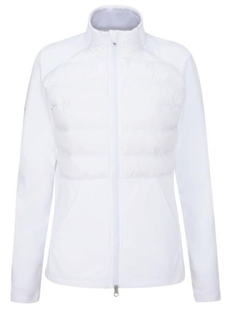 PING Clare Zoned fleece ladies jacket, white