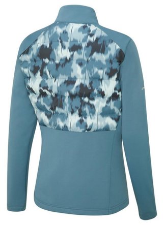 PING Clare Zoned fleece ladies jacket, blue fusion/navy multi