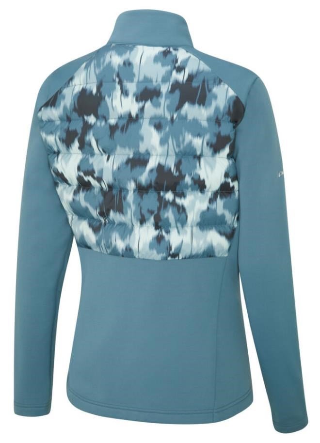 PING Clare Zoned fleece ladies jacket, blue fusion/navy multi