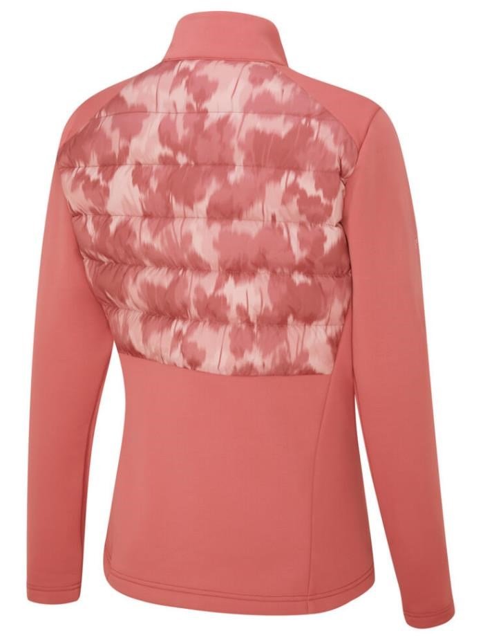 PING Clare Zoned fleece ladies jacket, rose/rose multi