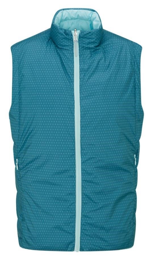 PING Samantha Clo® insulated reversible ladies vest, opal/blue fusion multi