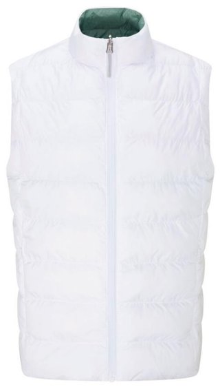 PING Samantha Clo® insulated reversible ladies vest, white/eucalyptus multi