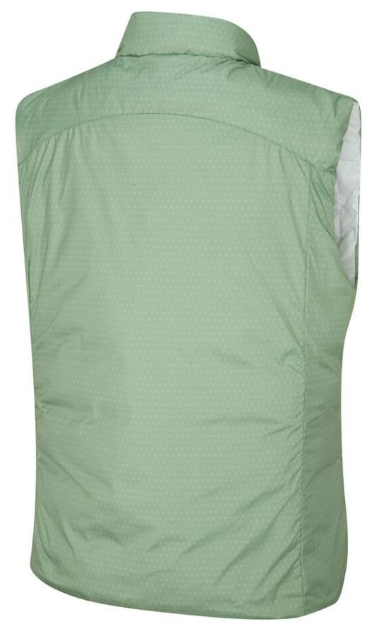PING Samantha Clo® insulated reversible ladies vest, white/eucalyptus multi