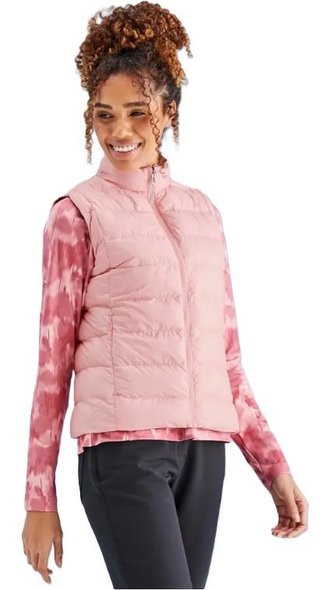 PING Samantha Clo® insulated reversible women's vest, quartz/rose multi