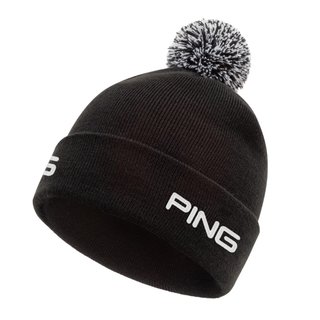 PING Cresting Knit men's winter hat, black