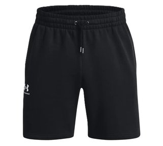 Under Armour Essential Fleece men's shorts, black/white