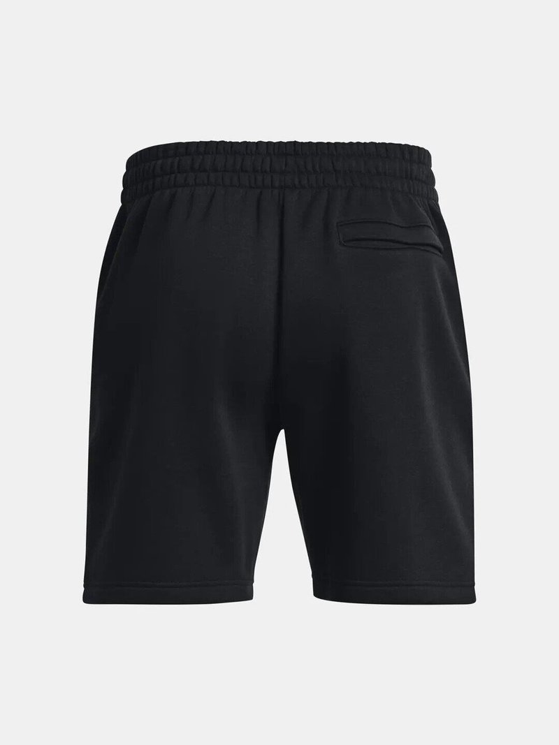 Under Armour Essential Fleece men's shorts, black/white