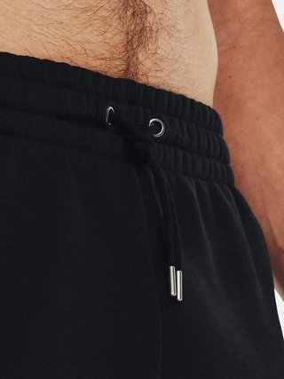 Under Armour Essential Fleece men's shorts, black/white