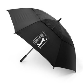 PGA Tour Windproof Double Canopy 62" Umbrella, black