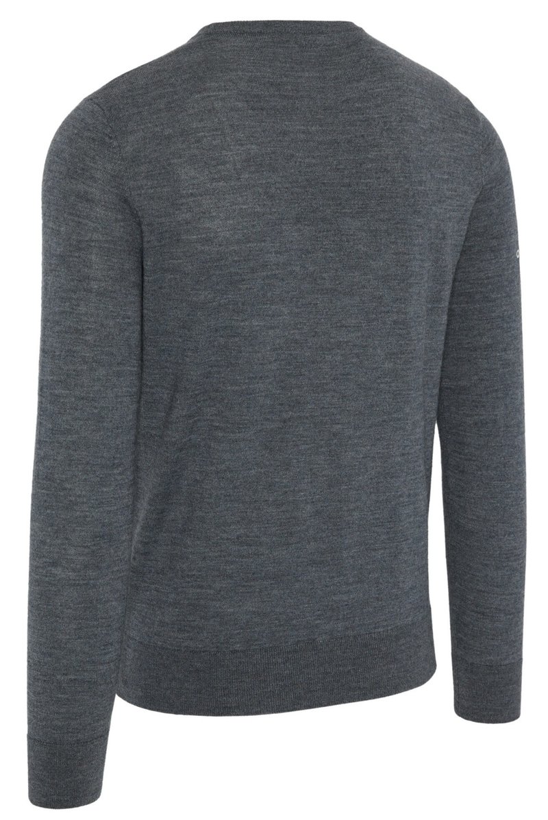 Callaway Crew Neck Merino Mix men's sweater, steel heather