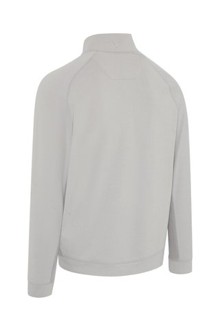 Callaway Brushed Rib 1/4 Zip men's sweatshirt, concrete