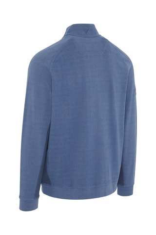 Callaway Brushed Rib 1/4 Zip men's sweatshirt, peacoat heather