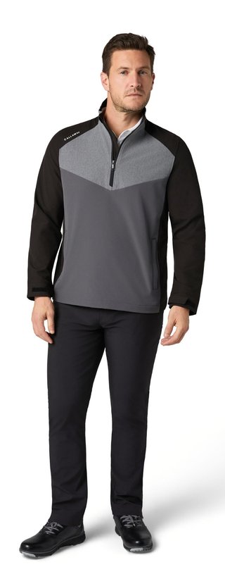 Callaway 1/2 Zip Wind men's jacket, caviar