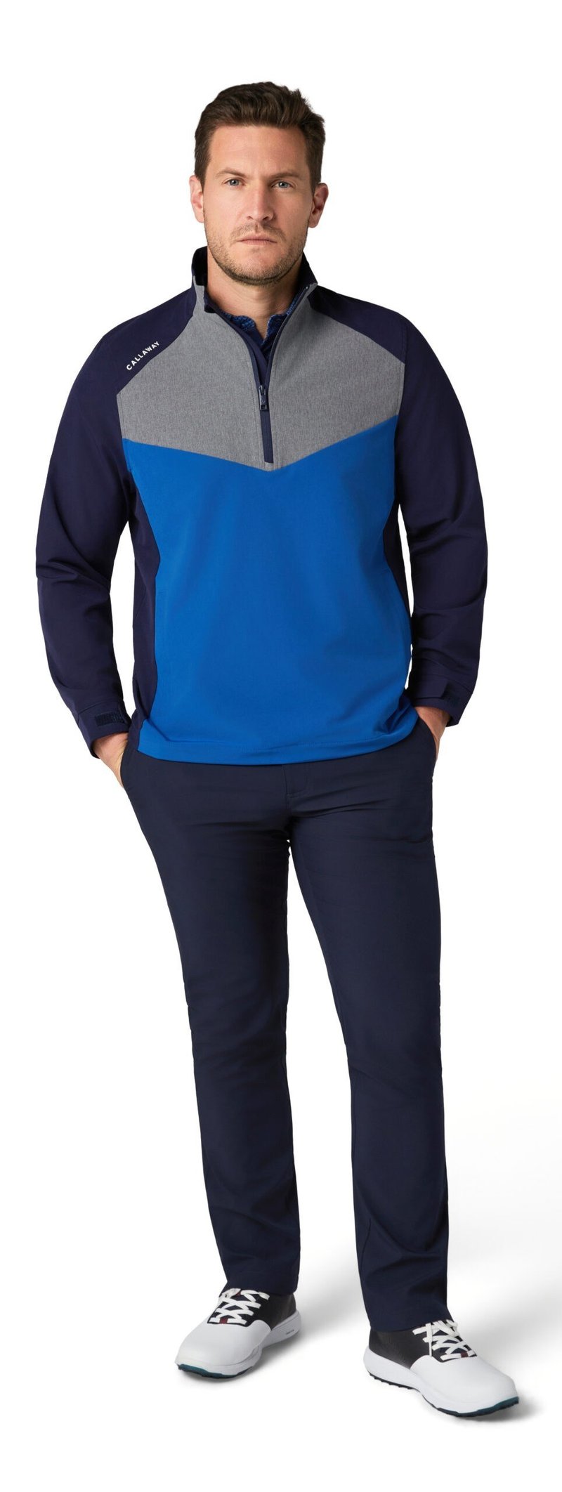 Callaway 1/2 Zip Wind men's jacket, peacoat