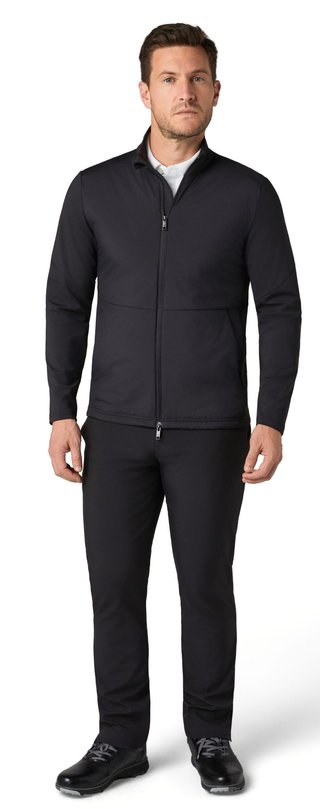 Callaway Mixed Media Full Zip men's jacket, caviar