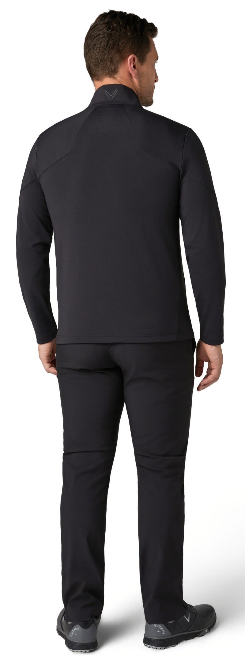Callaway Mixed Media Full Zip men's jacket, caviar