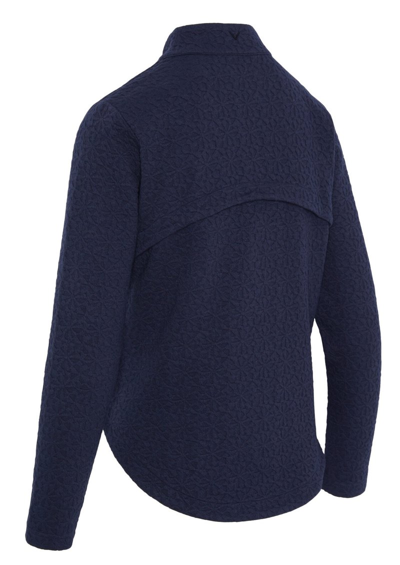 Callaway 1/2 Zip Quilted Knit women's sweatshirt, peacoat