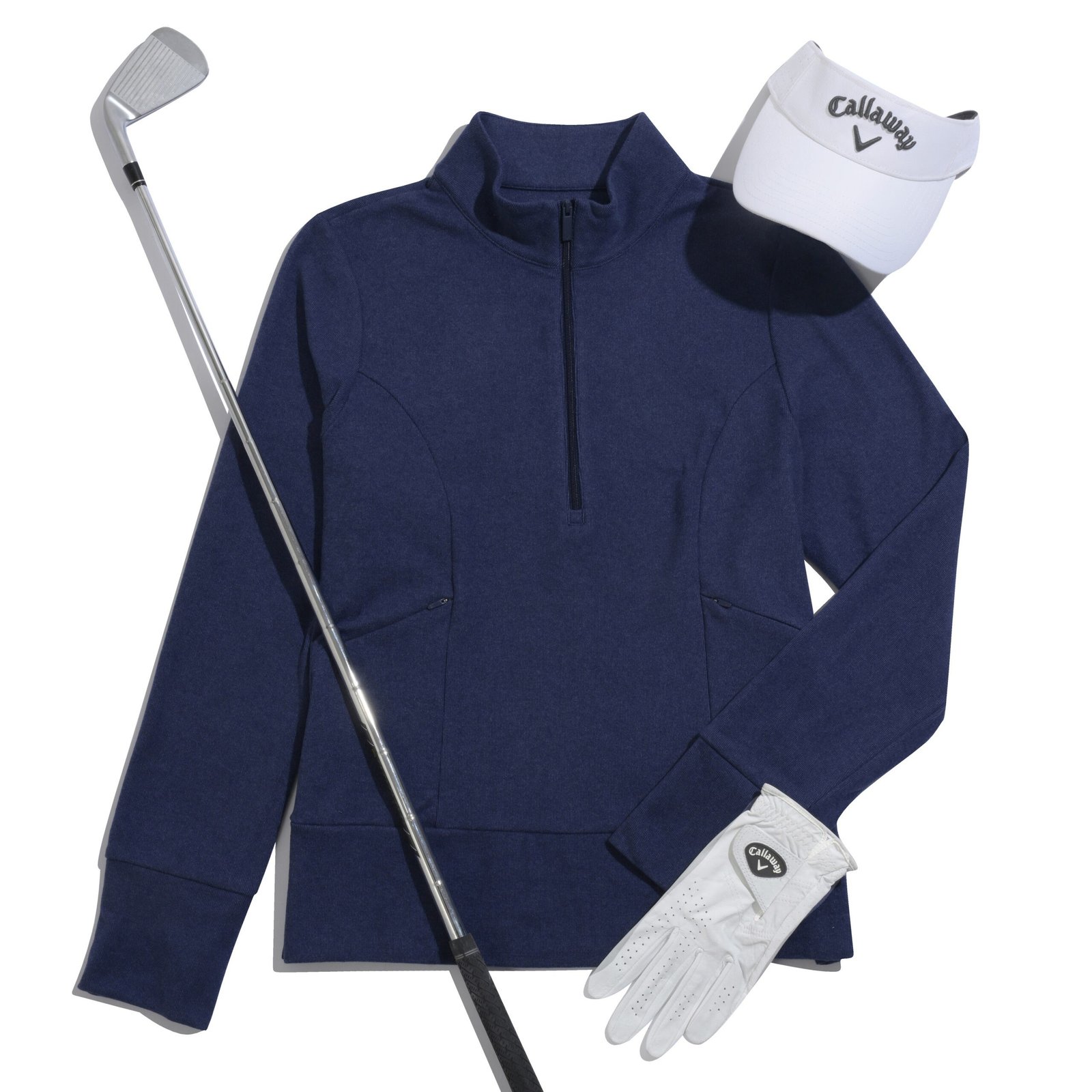 Callaway 1/2 Zip Soft Touch women's sweatshirt, peacoat