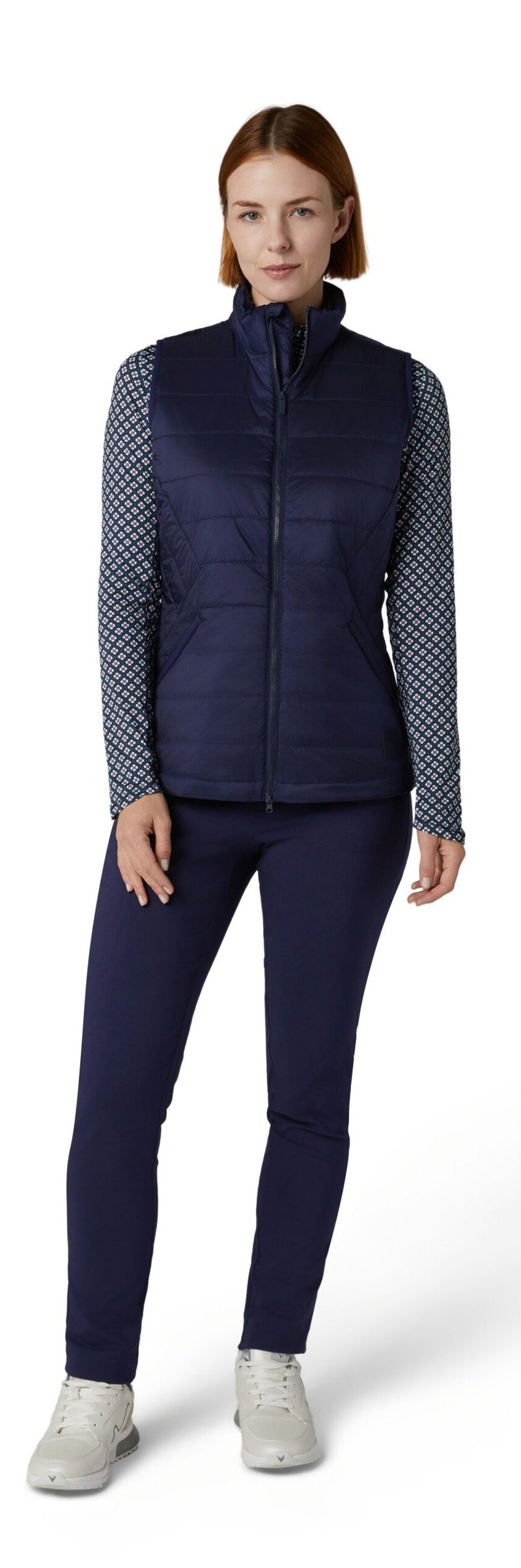Callaway Quilted Puffer women's vest, peacoat