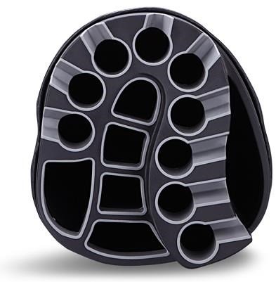 Big Max Dri Lite Silencio 2 Organizer cart bag, steel blue/silver/fuchsia