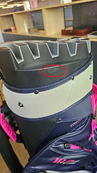 Big Max Dri Lite Silencio 2 Organizer cart bag, steel blue/silver/fuchsia
