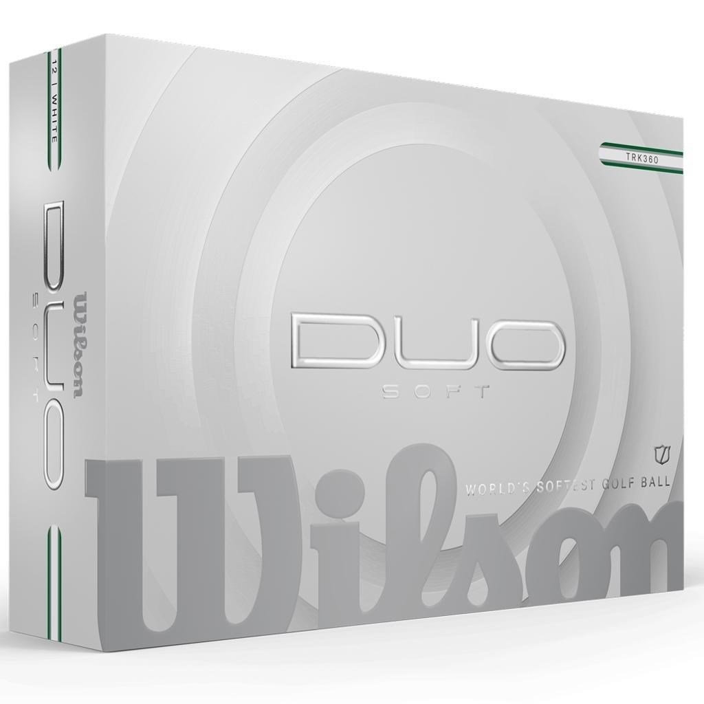 Wilson Duo Soft TRK360 golf balls 2025, white/green