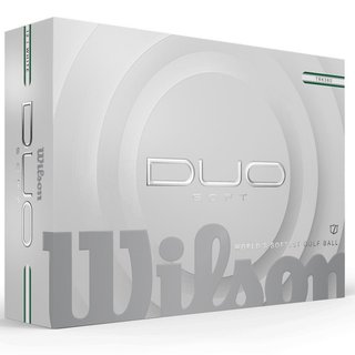 Wilson Duo Soft TRK360 golf balls 2025, white/green