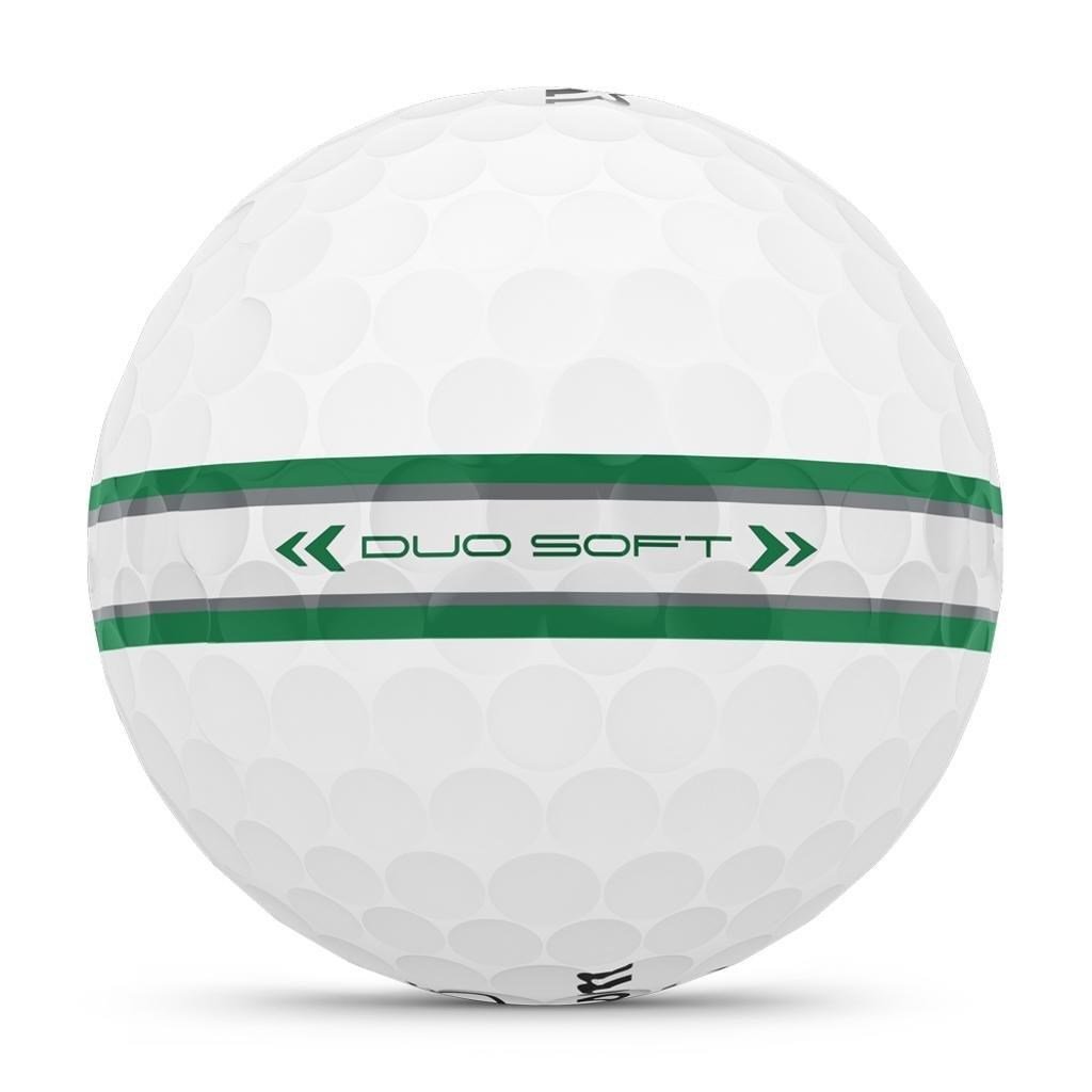 Wilson Duo Soft TRK360 golf balls 2025, white/green
