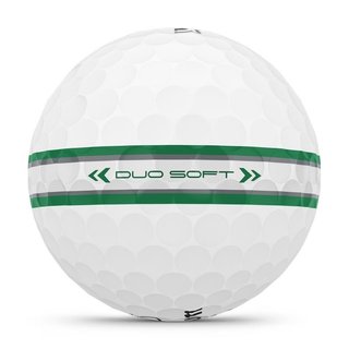 Wilson Duo Soft TRK360 golf balls 2025, white/green