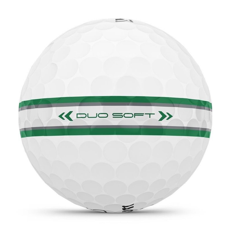 Wilson Duo Soft TRK360 golf balls 2025, white/green