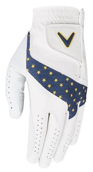 Callaway Fusion Ryder Cup Europe mens golf glove, white