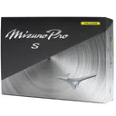 Mizuno Pro S golf balls, yellow