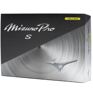 Mizuno Pro S golf balls, yellow