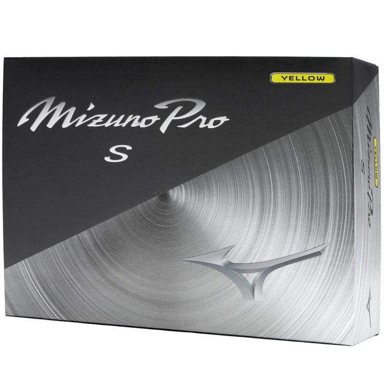 Mizuno Pro S golf balls, yellow