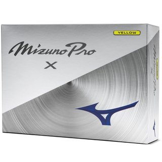 Mizuno Pro X golf balls, yellow