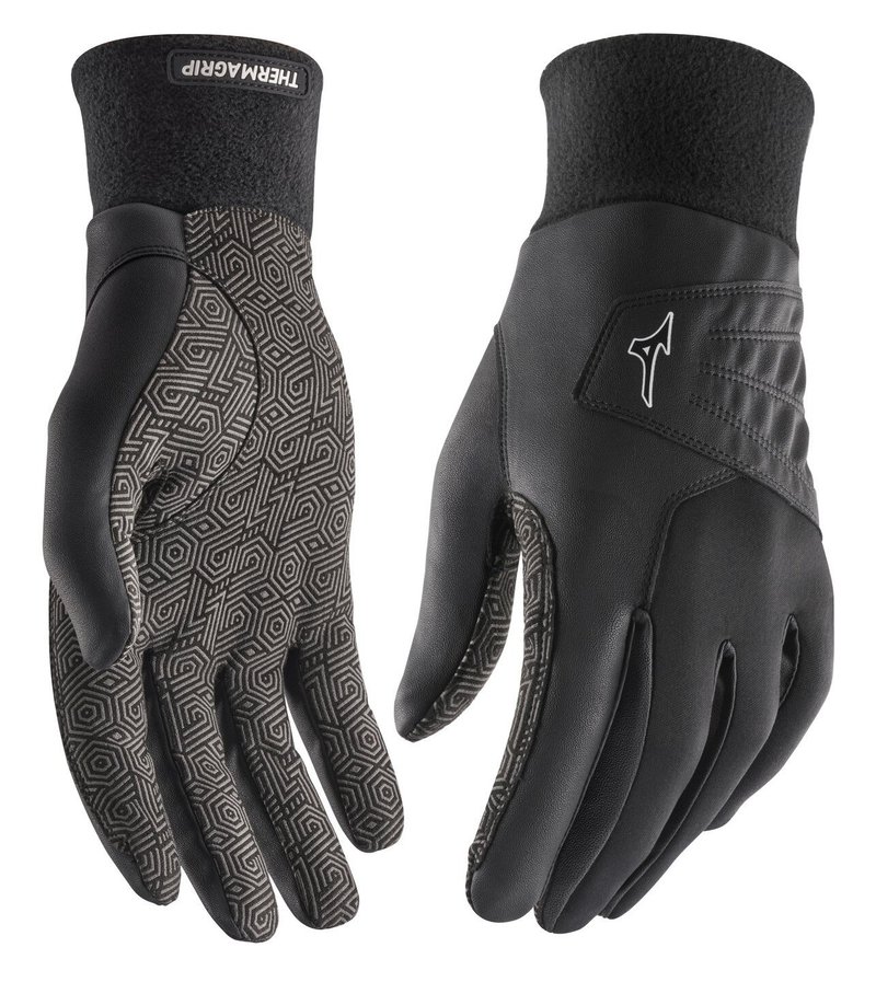 Mizuno Thermagrip mens golf glove (1 Pair), black
