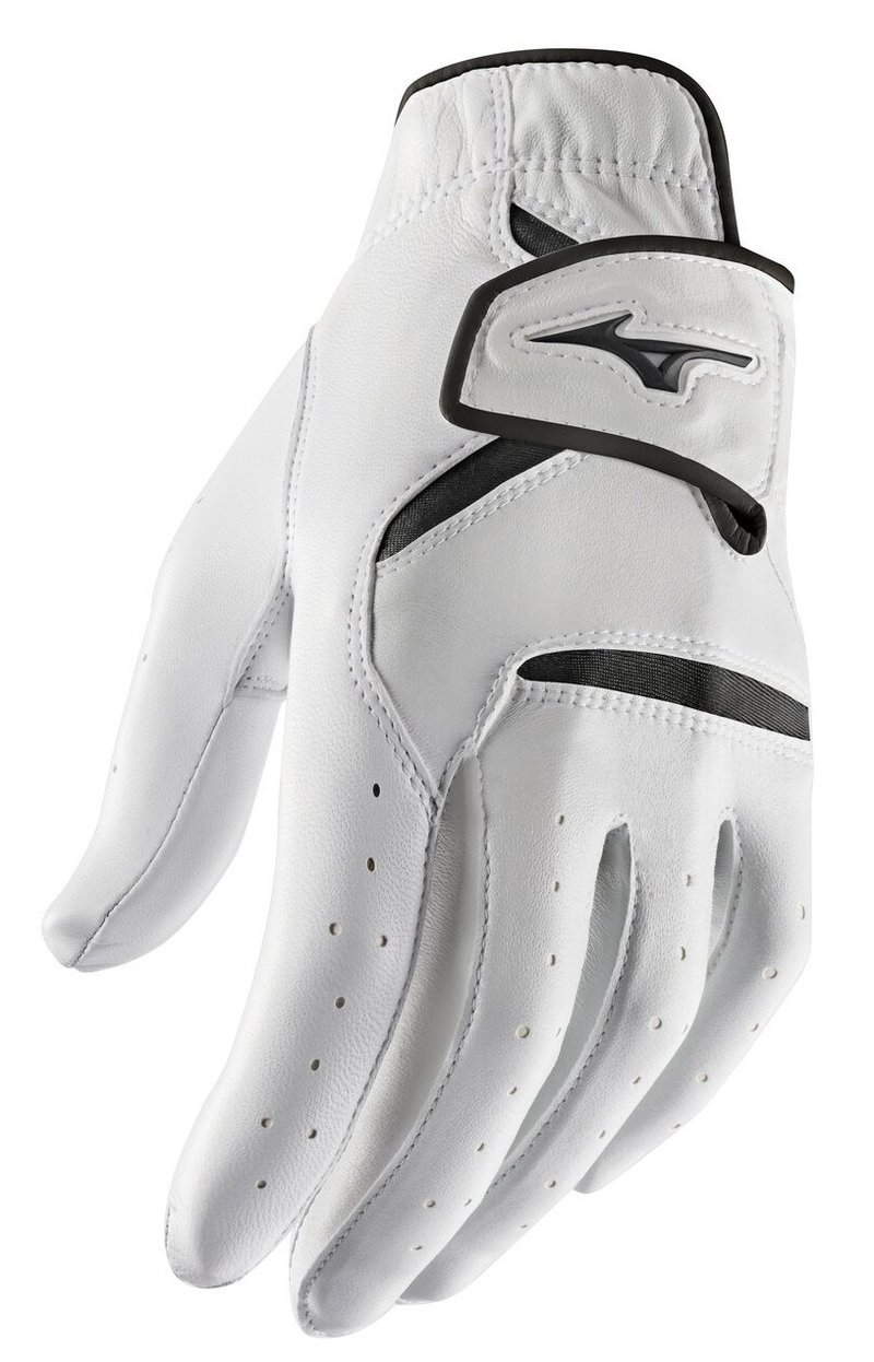 Mizuno JPX mens golf glove, white