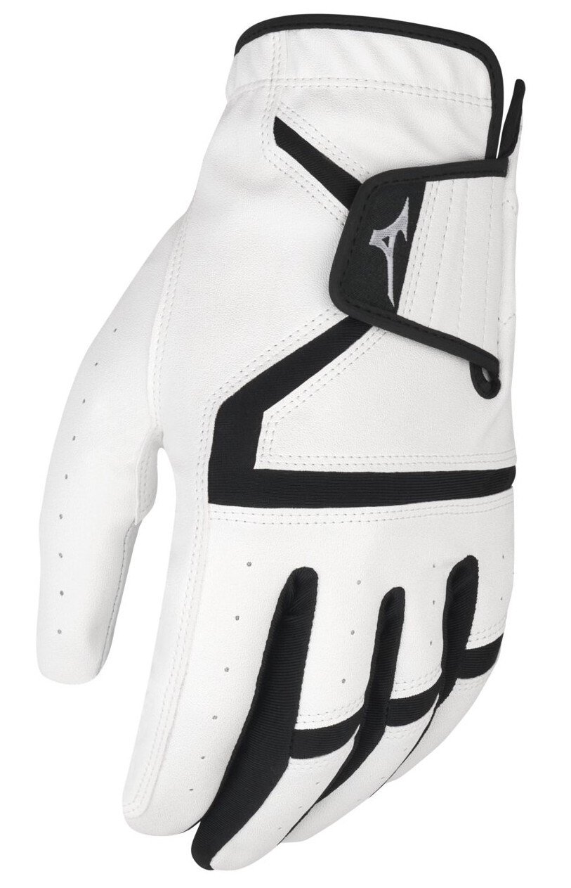 Mizuno MX mens golf glove, white