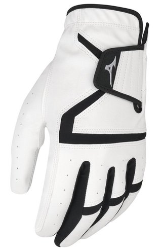 Mizuno MX mens golf glove, white