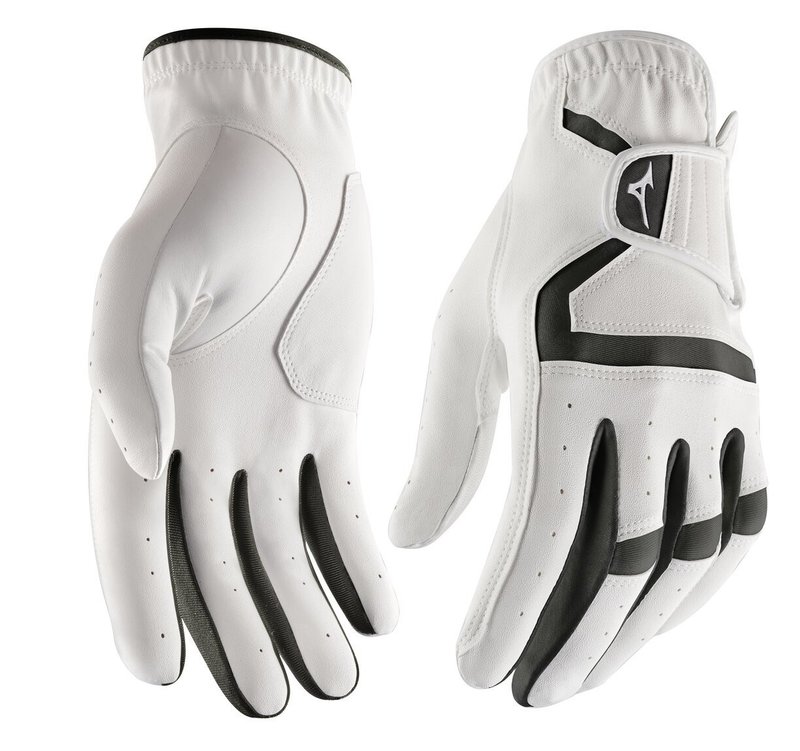 Mizuno MX mens golf glove, white