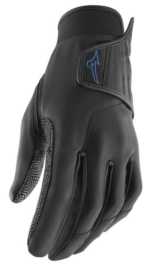 Mizuno Rainfit mens golf gloves (pair), black