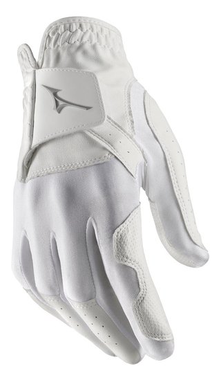 Mizuno Stretch mens golf glove, white