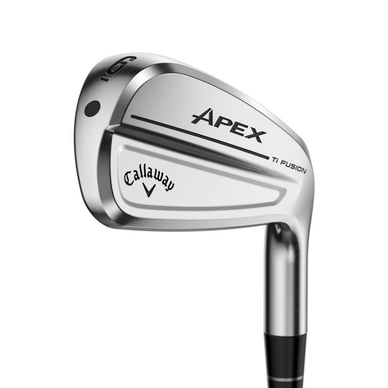 Callaway Apex Ti Fusion 250 Plated men's irons, graphite
