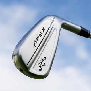 Callaway Apex Ti Fusion 250 Plated men's irons, graphite