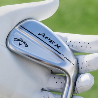 Callaway Apex Ti Fusion 250 Plated men's irons, graphite