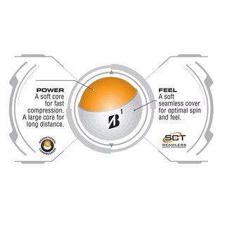 Bridgestone e6 Soft golf balls 2025 (12 balls)