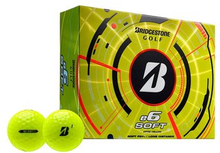 Bridgestone e6 Soft golf balls 2025, yellow