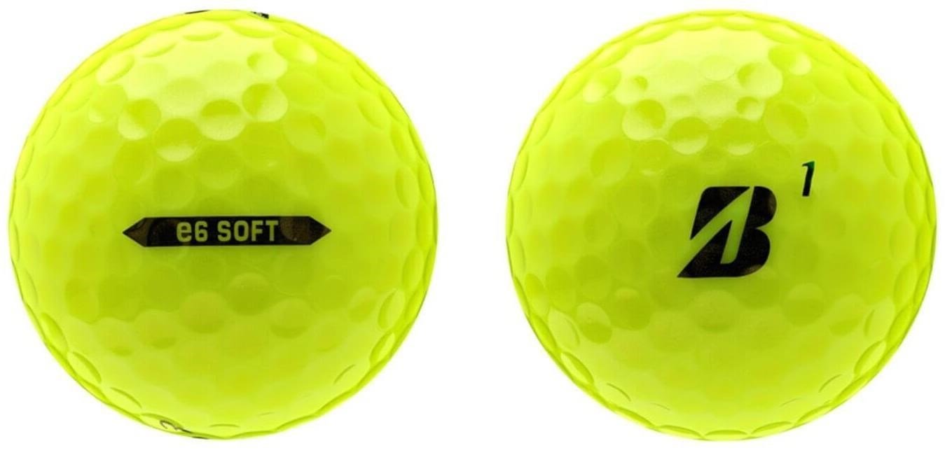 Bridgestone e6 Soft golf balls 2025, yellow