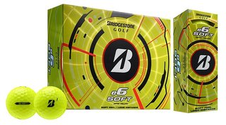 Bridgestone e6 Soft golf balls 2025, yellow
