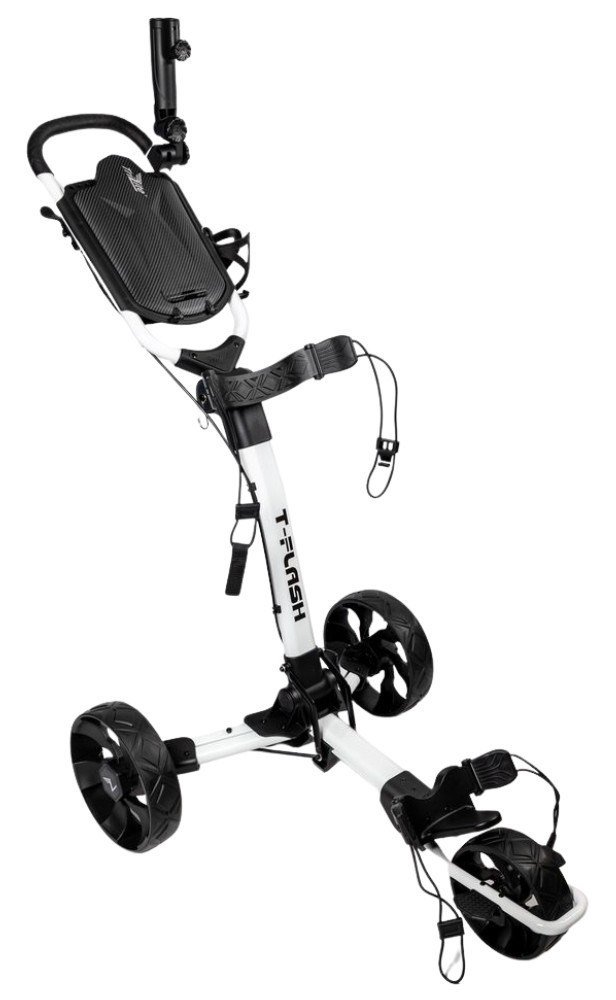 Axglo TriLite T-Flash carbon decor manual trolley, white/black